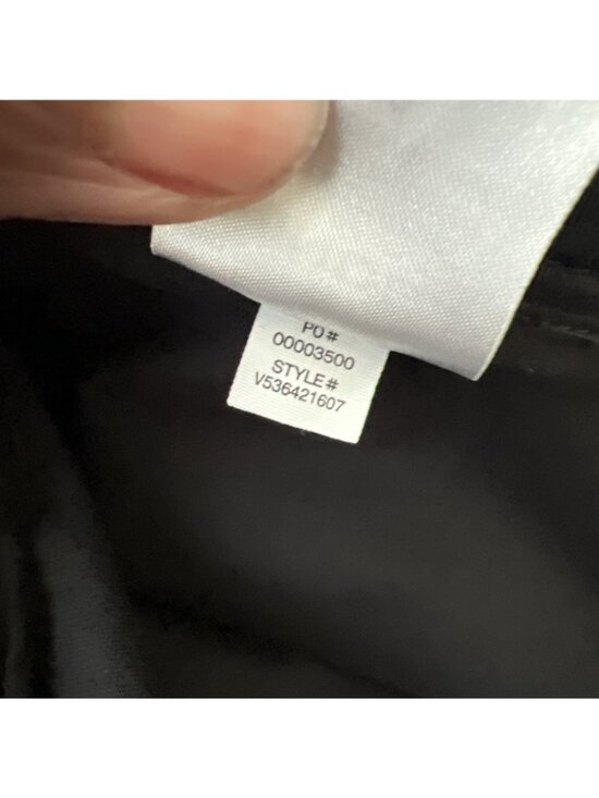 Vince Utility Crop Pants Womens 10 Black Ankle Cropped Belted - Picture 16 of 16